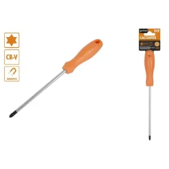 CACCIAVITE GIRAVITE 6X200MM CON PUNTA MAGNETICA A STELLA IN ACCIAIO CR-V 97519
