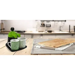 CAFFETTIERA MINI EXPRESS CON 2 TAZZE IN CERAMICA CAFFE' COLORI ASSORTITI