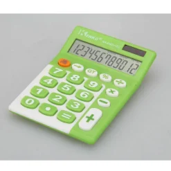 CALCOLATRICE ELETTRONICA DIGITALE KK-6502-12 12 CIFRE MEMORIA DISPLAY SOLARE