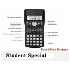 CALCOLATRICE SCIENTIFICA INGEGNERIA SCUOLA UFFICIO 240 FUNZIONI CON CUSTODIA