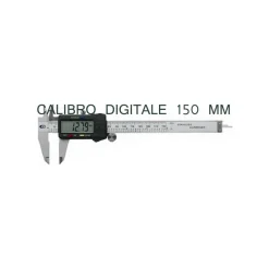 CALIBRO A CORSOIO CASSA IN METALLO DIGITALE 150 MM CON DISPLAY E CUSTODIA