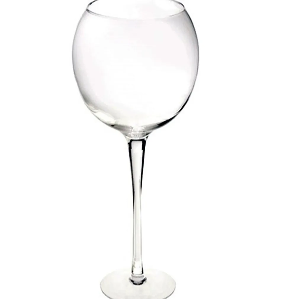 CALICE AMPOLLA BALLON BOCCIA VETRO 24CM H 50CM CONFETTI VASO PORTA FIORI CANDELA