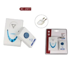 CAMPANELLO A BATTERIA MUSICALE UNIVERSALE WIRELESS A CORRENTE 32 MELODIE XC-1977