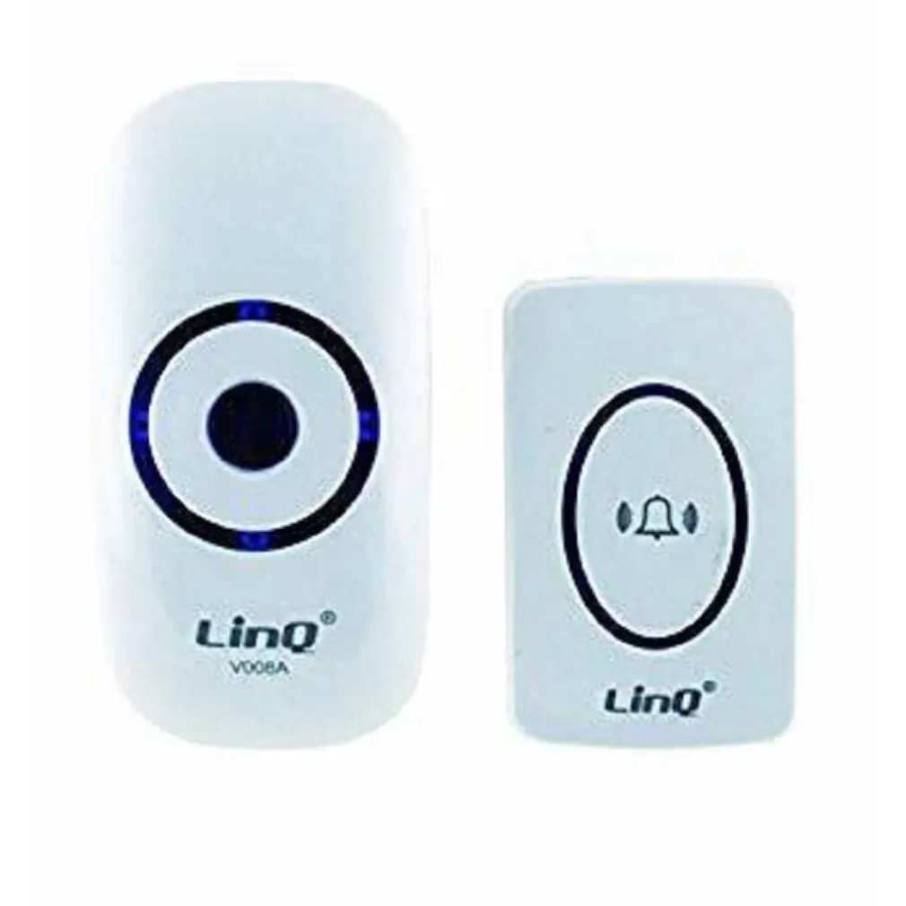 CAMPANELLO SENZA FILI SMARTHOME CON RICEVITORE 200-300MT PER INTERNI ESTERNI V008A