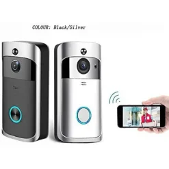 CAMPANELLO VIDEOCITOFONO WIFI SICUREZZA CASA ALLARME PORTA CON SENSORE MOVIMENTO