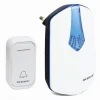 CAMPANELLO WIRELESS CON SPINA WIFI RAGGIO 80M A LED SENZA FILI MAXTECH CAMP-01