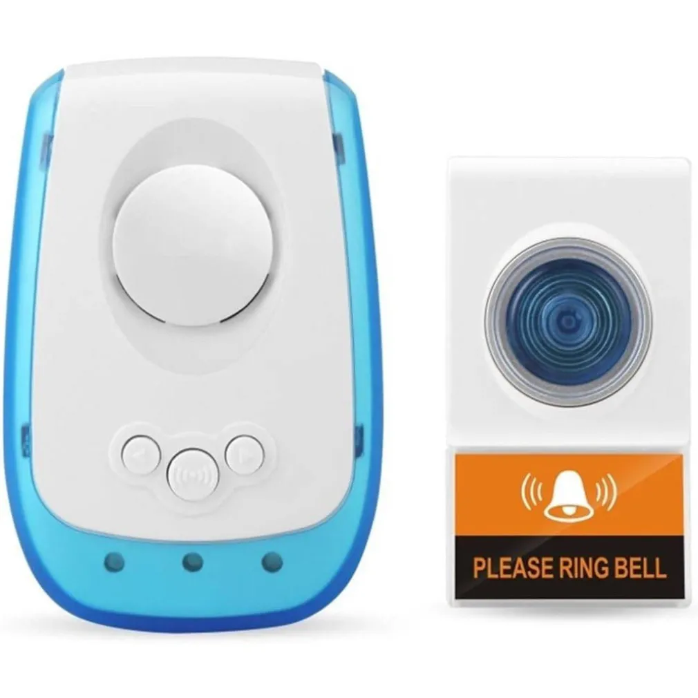 CAMPANELLO WIRELESS SENZA FILI 38 SUONERIE REGOLABILI DISTANZA OPERATIVA 150MT