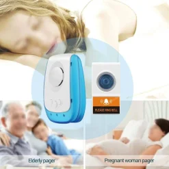 CAMPANELLO WIRELESS SENZA FILI 38 SUONERIE REGOLABILI DISTANZA OPERATIVA 150MT