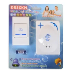 CAMPANELLO WIRELESS SENZA FILI PORTA DRSCKN 16 MELODIE CASA UFFICIO