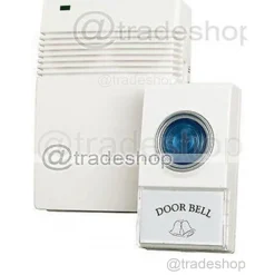 CAMPANELLO WIRELESS SENZA FILI CASA UFFICIO PORTA IMPERMEABILE DISTANZA 10mt.