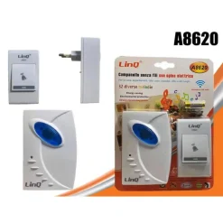 CAMPANELLO WIRELESS SPINA ELETTRICA SENZA FILI 32 MELODIE A8620 DISTANZA 100 MT