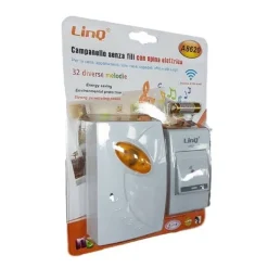 CAMPANELLO WIRELESS SPINA ELETTRICA SENZA FILI 32 MELODIE A8620 DISTANZA 100 MT