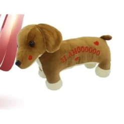 CANE IN PELUCHE CON SCRITTA E CUORICINI 31CM SAN VALENTINO COLORI ASSORTITI 95073
