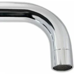 CANNA DI RICAMBIO CUCINA QUADRATA PER MISCELATORE LAVELLO CROMATO LUCIDO 26CM