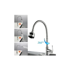 CANNA DI RICAMBIO FLESSIBILE PER RUBINETTO CON DOPPIA FUNZIONE DOCCETTA LAVELLO