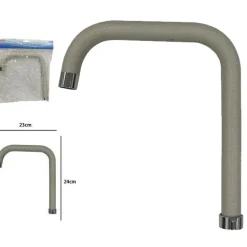 CANNA DI RICAMBIO MISCELATORE RUBINETTO CUCINA LAVELLO ALTA SQUADRATO AVENA