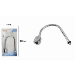 CANNA RICAMBIO FLESSIBILE PER LAVELLO MISCELATORE RUBINETTO DOCCETTA CUCINA 69074