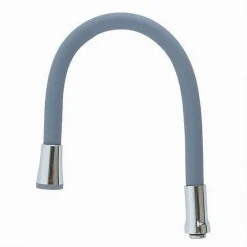 CANNA RICAMBIO MISCELATORE RUBINETTO LAVELLO CUCINA FLESSIBILE GRIGIO 50CM 87504