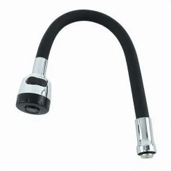 CANNA RICAMBIO PER MISCELATORE ROMPIGETTO RUBINETTO CUCINA FLESSIBILE NERO 87509