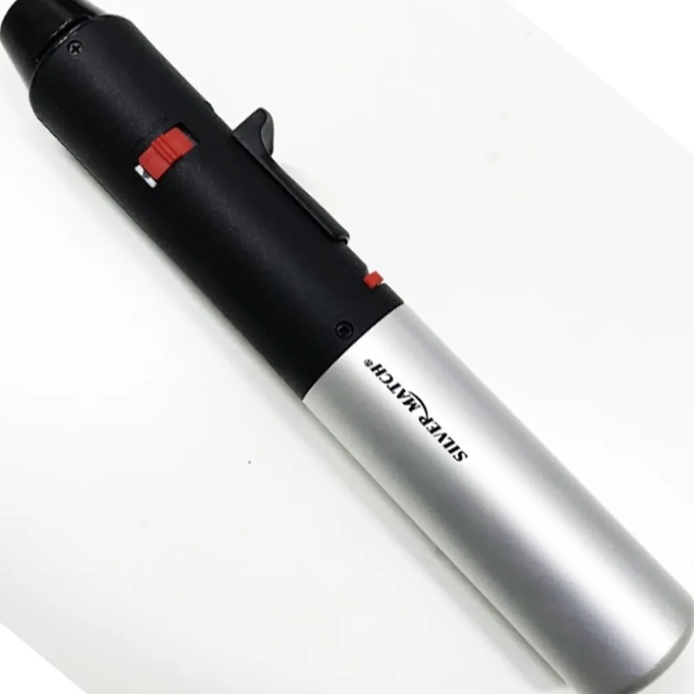 CANNELLO A PENNA BUTANO RICARICABILE ACCENSIONE ELETTRICA CARAMELLATORE FIAMMA