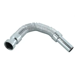 CANOTTO TUBO DI SCARICO FLESSIBILE ESTENSIBILE LAVABO LAVELLO 400-800MM 1/4 10071
