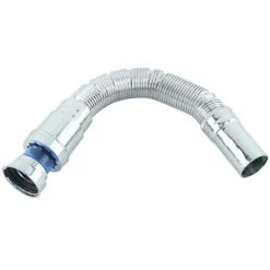 CANOTTO TUBO SCARICO FLESSIBILE ESTENSIBILE LAVABO LAVELLO 400-800MM 1/2 10073