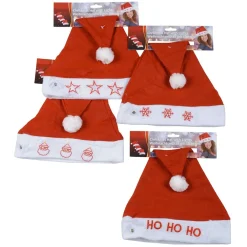 CAPPELLO DI BABBO NATALE CON LUCI LED DIVERSI MODELLI NATALE FESTE TRAVESTIMENTI