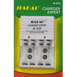 CARICABATTERIE A-612 PER PILE RICARICABILI AA STILO AAA MINI STILO BATTERIE 9 V