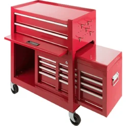 CARRELLO PORTA ATTREZZI CASSETTIERA PORTAUTENSILI CASSETTI DA OFFICINA BAULETTO