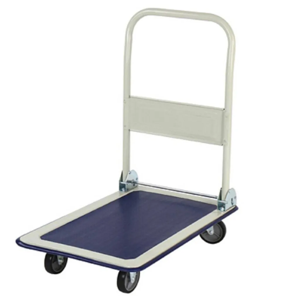 CARRELLO PORTA PACCHI PROFESSIONALE PORTATILE PIEGHEVOLE PORTAPACCHI 4 RUOTE 150KG