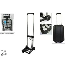 CARRELLO PORTA VALIGIA PIEGHEVOLE RICHIUDIBILE PACCHI PORTAVALIGIE PER TRASPORTO