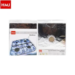 CARTA ALLUMINIO COPRI SALVA FORNELLO 50X60 PER PROTEZIONE PIANO FORNELLI