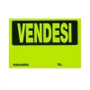 CARTELLO VENDESI PLASTIFICATO CON SCRITTA 30 X 20 CM SEGNALETICO