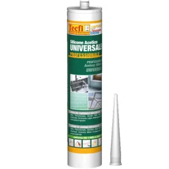 CARTUCCIA SILICONE ACETICO MULTIUSO PRO 280 ML COLORE NERO SIGILLANTE UNIVERSALE