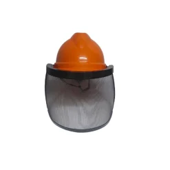 CASCO ELMETTO PROTETTIVO CON VISIERA A RETE PER DECESPUGLIATORE E TAGLIAERBA
