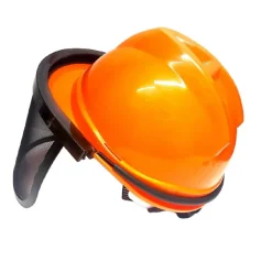 CASCO ELMETTO PROTETTIVO CON VISIERA A RETE PER DECESPUGLIATORE E TAGLIAERBA
