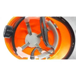 CASCO ELMETTO PROTETTIVO CON VISIERA A RETE PER DECESPUGLIATORE E TAGLIAERBA