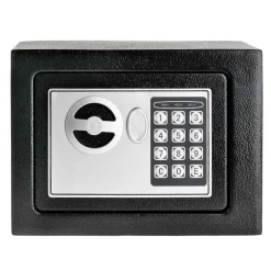 CASSAFORTE DIGITALE IN ACCIAIO CON TASTIERINO E CHIAVE PER L'APERTURA MANUALE