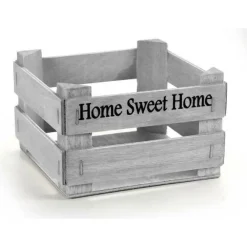 CASSETTA CASSETTINA PORTA OGGETTI IN LEGNO QUADRATA 13X13X8CM VARI COLORI 763786