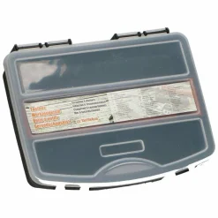 CASSETTA PORTA ATTREZZI UTENSILI VALIGETTA PLASTICA SCOMPARTI E MANICO 15X19X4CM