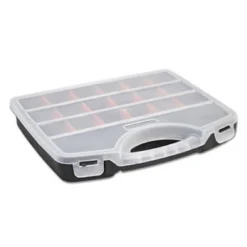 CASSETTA PORTA UTENSILI 20 SCOMPARTI VALIGETTA PLASTICA ATTREZZI ORGANIZER ACCESSORI