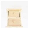 CASSETTIERA PORTAOGGETTI 2 CASSETTI LEGNO RF_63816 DECOUPAGE 12X10CM SCRIVANIA