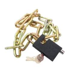 CATENA ANTIFURTO CON LUCCHETTO BLOCCO PER BICI BICICLETTA SCOOTER MOTO 1MT 92619