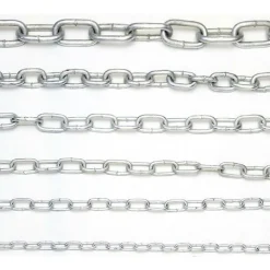 CATENA DI SICUREZZA IN FERRO ZINCATO SALDATA CATENE GENOVESE BOBINA 26 METRI