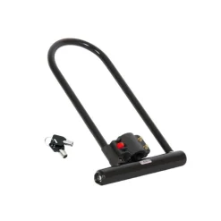 CATENA LUCCHETTO ANTIFURTO PER BICI MOTO SCOOTER ANTI TAGLIO FORMA U 180X240 MM