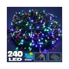 CATENA LUCI A LED LUMINOSA NATALIZIA 240 LED MULTICOLOR CON 8 GIOCHI LUCCIOLE