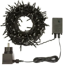 CATENA LUCI A LED LUMINOSA NATALIZIA 240 LED MULTICOLOR CON 8 GIOCHI LUCCIOLE