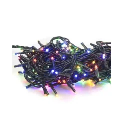 CATENA LUCI A LED NATALIA 100 LED LUCCIOLE MULTICOLOR CON CONTROLLER 8 FUNZIONI