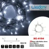 CATENA LUMINOSA 30 LUCI LED LUCCIOLE BIANCO FISSO + BIANCO INTERMITTENTE XC-4154