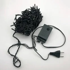 CATENA LUMINOSA 600 LUCI LED LUCCIOLE COLORE BLU CON CONTROLLER USO INTERNO IP20